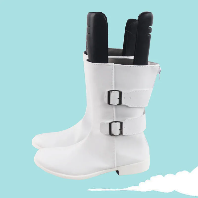 Tokyo vengeance Sano Manjiro Mikey Cosplay chaussures bottes Anime Halloween fête accessoires bottes blanches