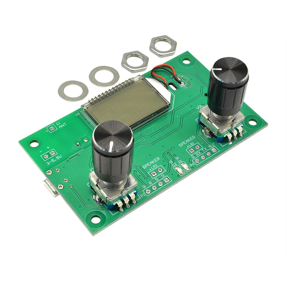 Modulo ricevitore Radio FM 87-108MHz modulazione di frequenza scheda di ricezione Stereo con Display digitale LCD 3-5V DSP PLL