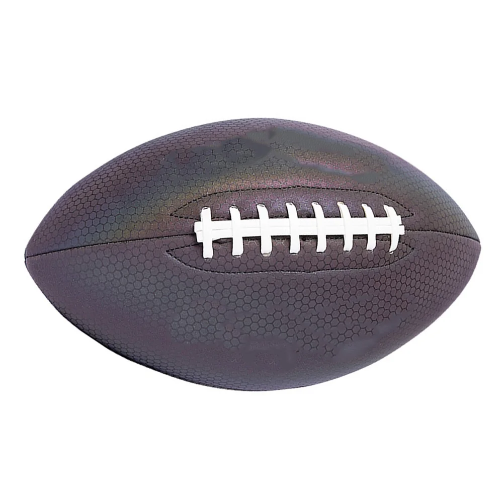 1 pezzo di pallone da rugby a fluorescenza, allenamento professionale, esercizio, competizione, accessorio, calcio, sport, regalo