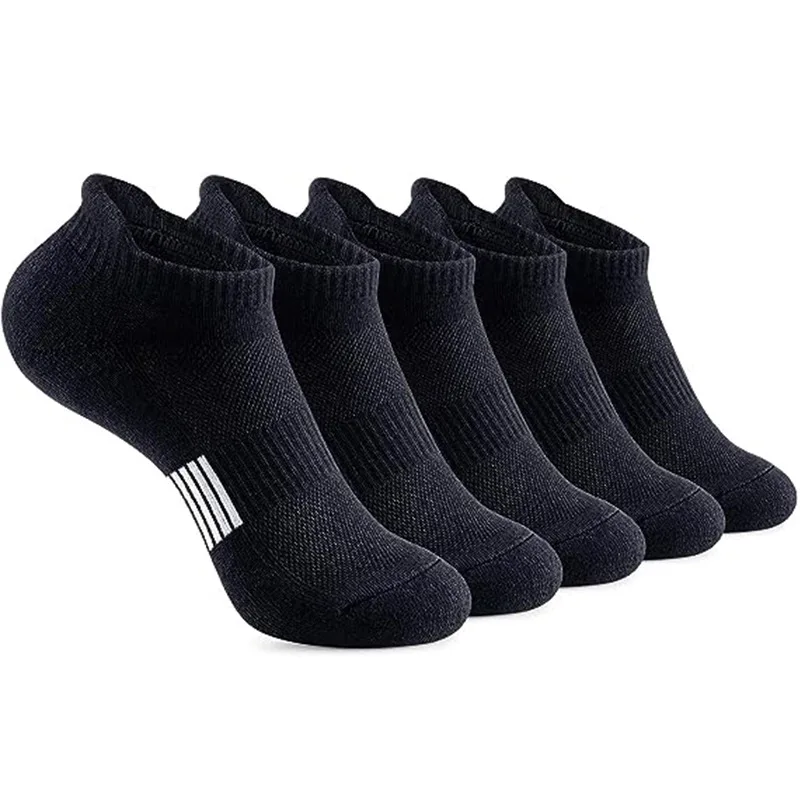 

5 Pairs 2025 New Breathable Cushioned Ankle Men Socks-Low Cut Athletic Running Socks for Men&Women,Casual Sports Short Socks
