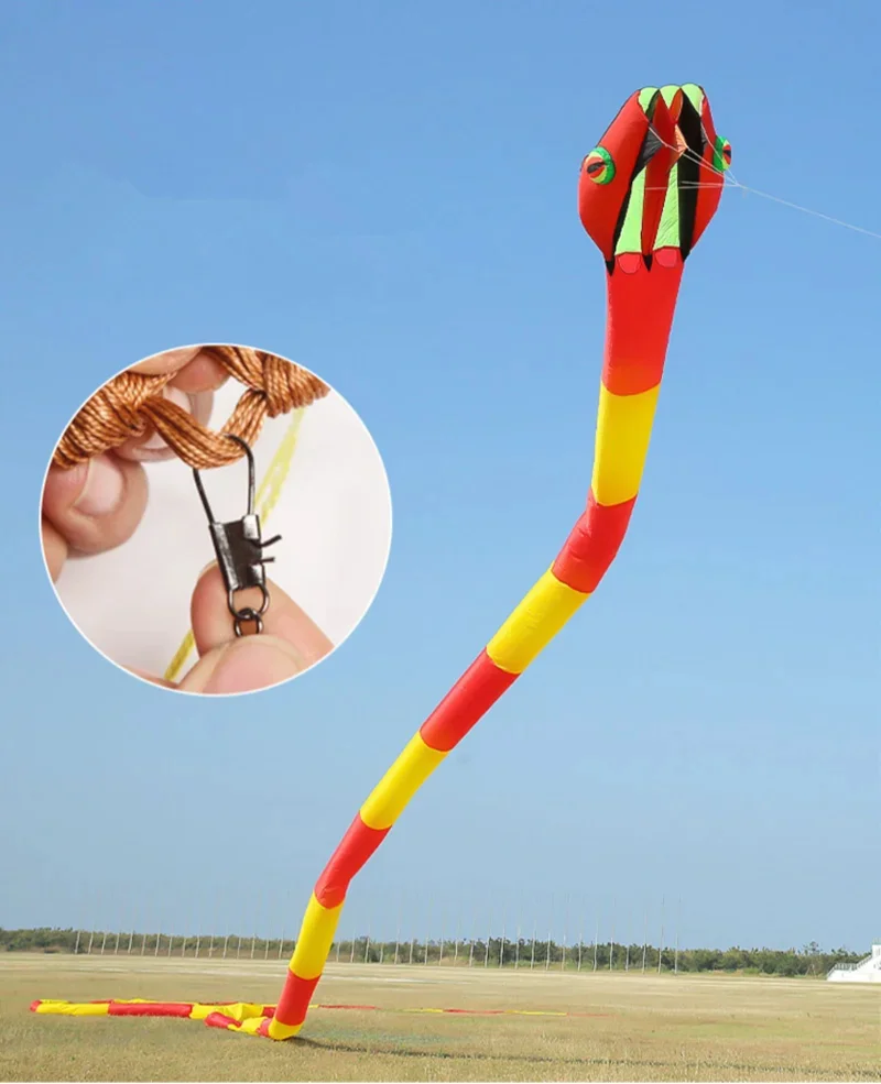 Free shipping professional kites snake soft kites for adults kite flying steering kites inflatable kite show huge kite bird big