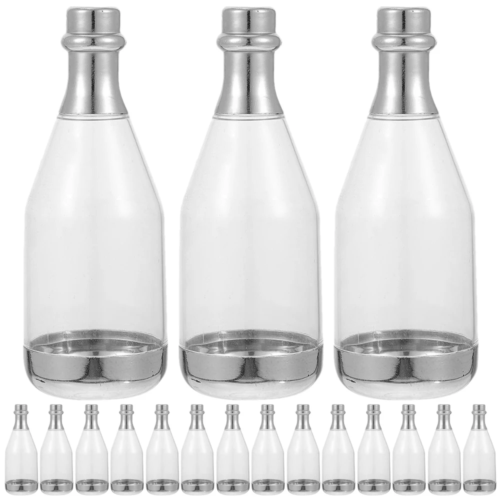 

30pcs Mini Bottle Candy Box Durable Visible Design Wedding Birthday Party Favor Boxes Decorative Gifts Candy