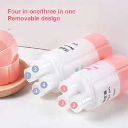 1pcs 4-in-1/3 in 1 Travel Bottle Set Organized Leak Proof Travel Tube Sets Dispensing Containers for Shampoo Lotion Soap