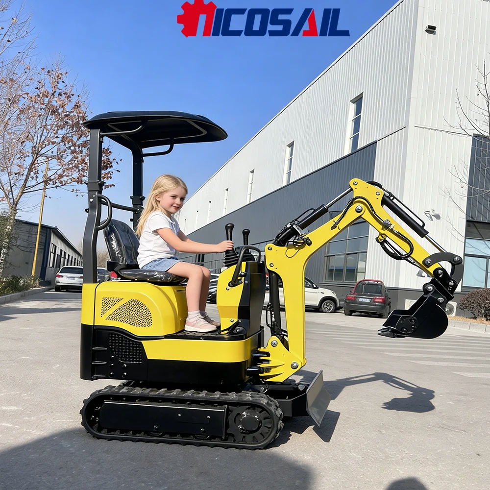 

0.6Ton Small Crawler Digger for Farm Garden All Terrain Digging Fence Line Trenching Stable Work