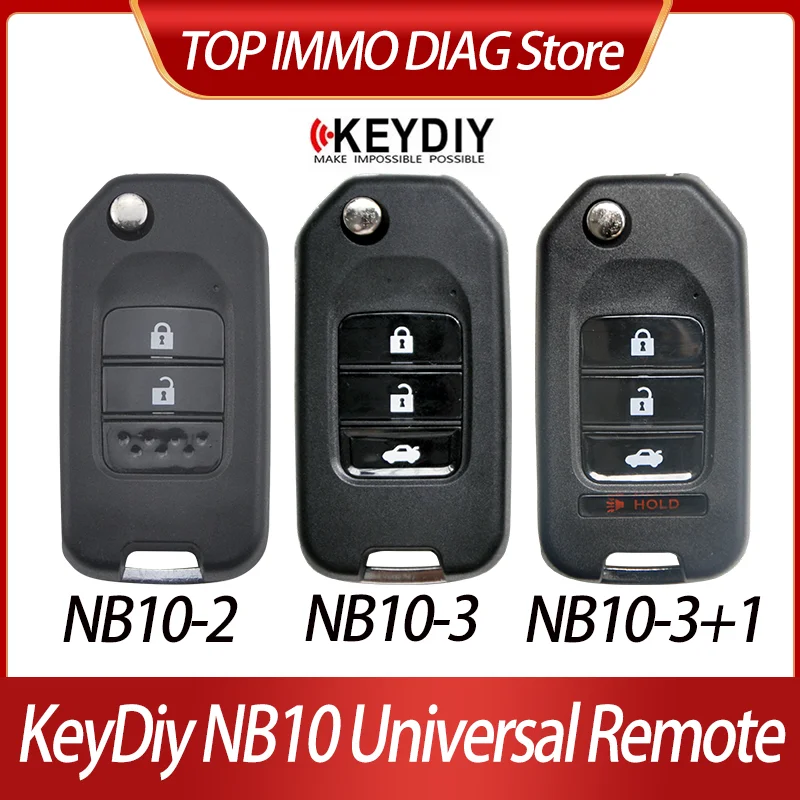 

KeyDiy NB10-2 NB10-3 NB10-3+1 Universal remote keys for ID46 ID47 electronic chip type for KD900/KD MAX/KD MINI prog/KD X2/KD X4