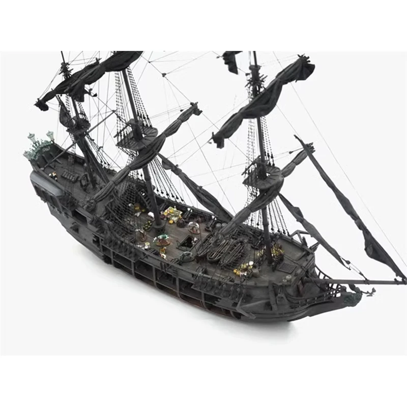 

1/50 полная сцена черный жемчуг «Пираты Карибского моря» DIY имитация деревянной парусной модели строительный комплект игрушка подарочная коллекция