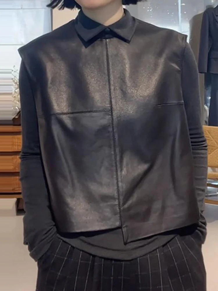 2025년 가을 여성용 스웨트 베스트, 라운드 넥, 루즈핏, 슬림핏, 출퇴근용, 레귤러 길이, 중간 보온성, 지퍼 클로저