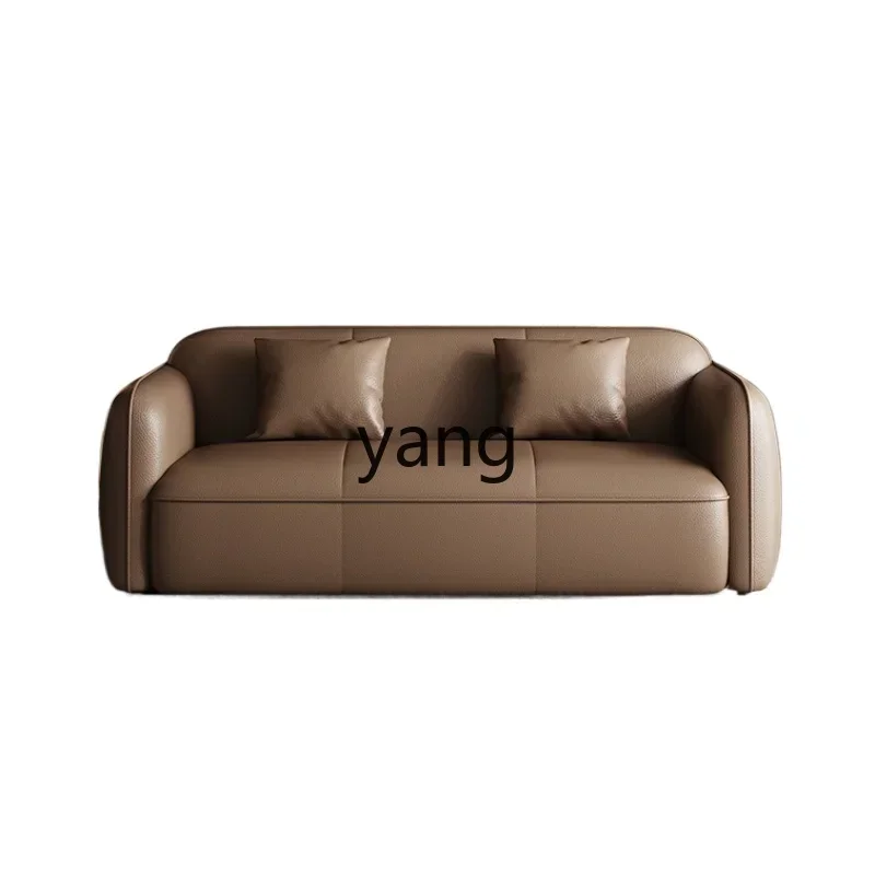 

LH minimalist leather sofa bed folding dual-purpose high-end light luxury small apartment multi-functional sofa bed