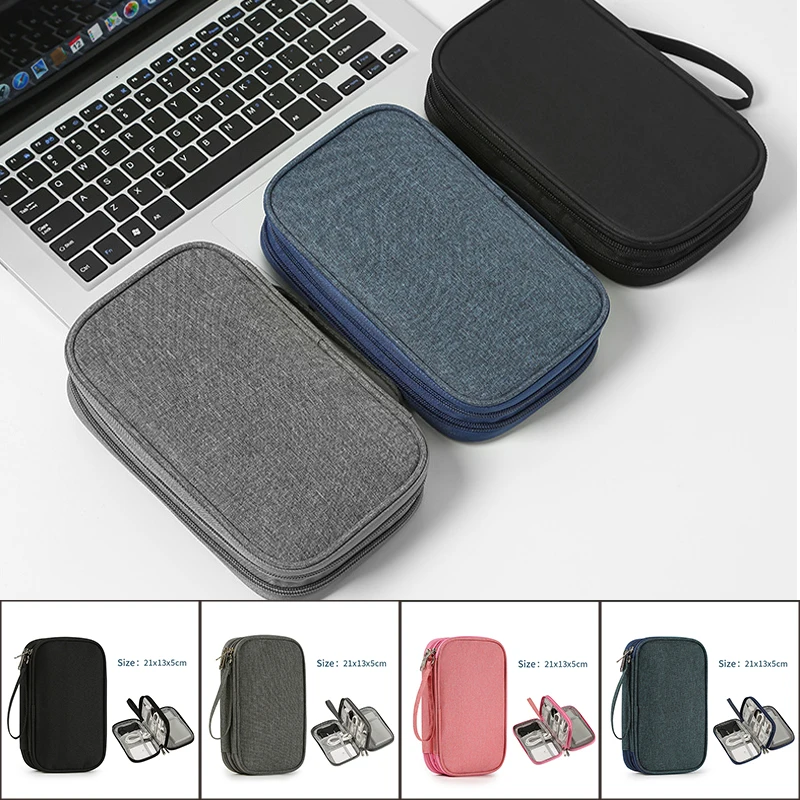 

Multifunctional Data Cable Storage Bag Digital Portable Small Items Travel Headphone Waterproof Durable Mobile Power Storage Bag