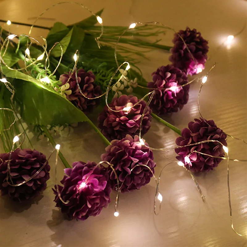 1m/2m/3m/5m/10m USB LED String Lights Garland Lamp DIY Party Wedding Christmas Tree Flasher Fairy LED Lights Home Decoration