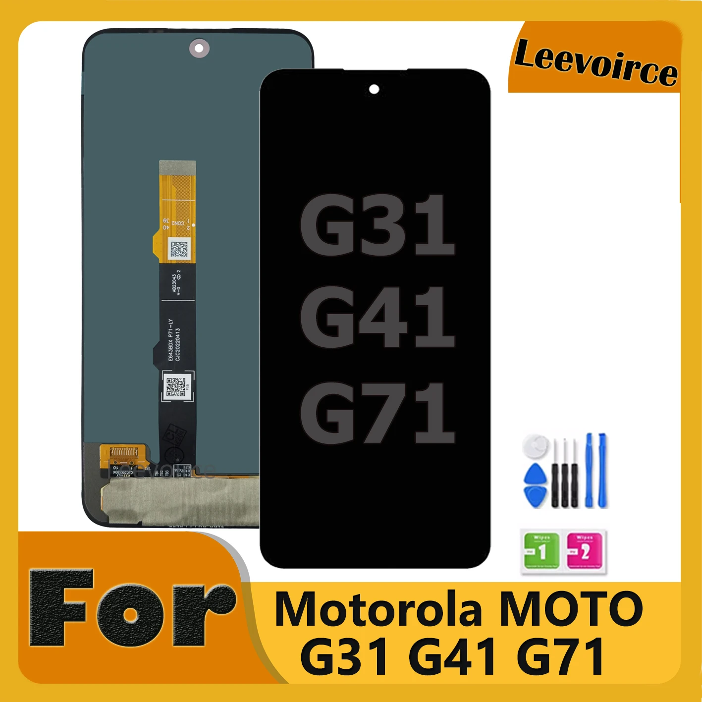 NEW Digitizer Assembly Repair Part Replacement Touch Screen LCD Display For Motorola Moto G71 G31 G41 XT2173