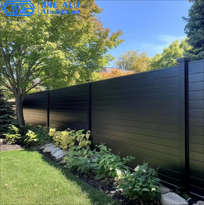 Rust Resistant Aluminum Fence Panels Outdoor Waterproof Powder Coated Easy Installation Weather Resistant Residential Commercial