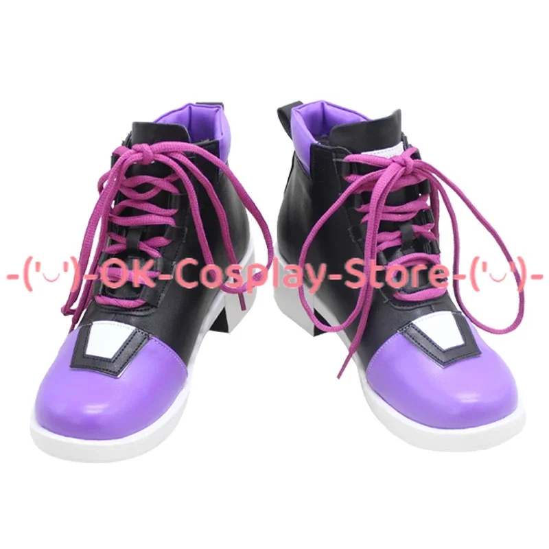 Selen Tatsuki Cosplay Boots Youtuber Vtuber Cosplay Shoes  Halloween Carnival Prop PU Leather Shoes Custom Made