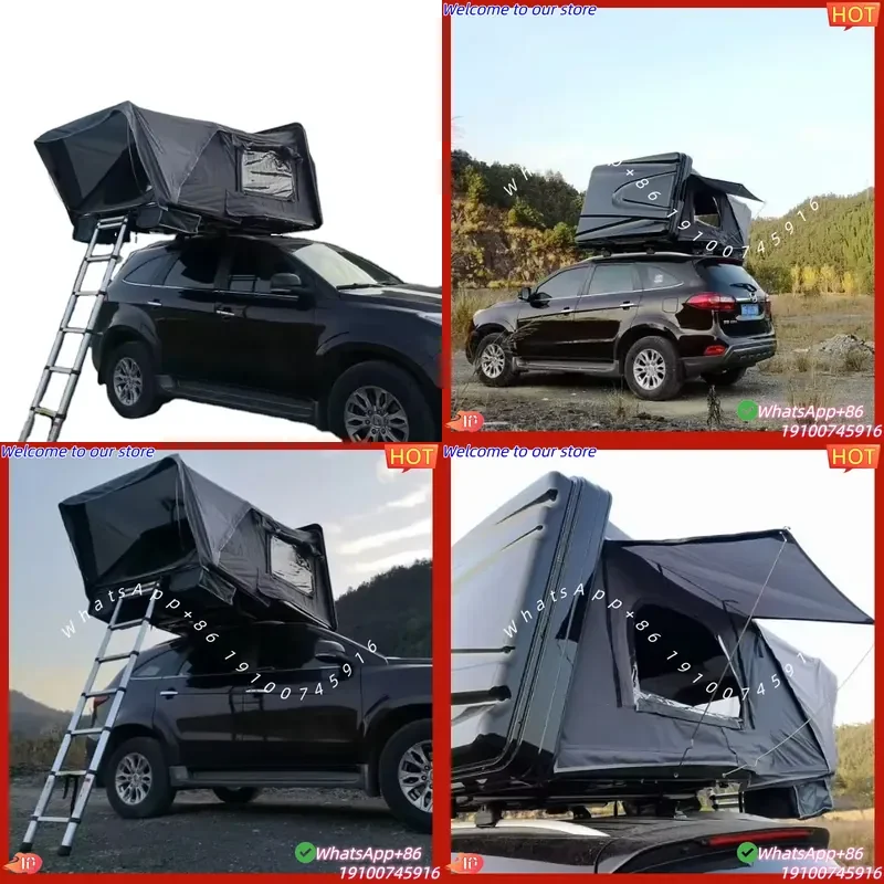CE Certificate High Quality Custom ABS Plastic Shell Automatic Truck Car Camping Roof Tent Hard Shell