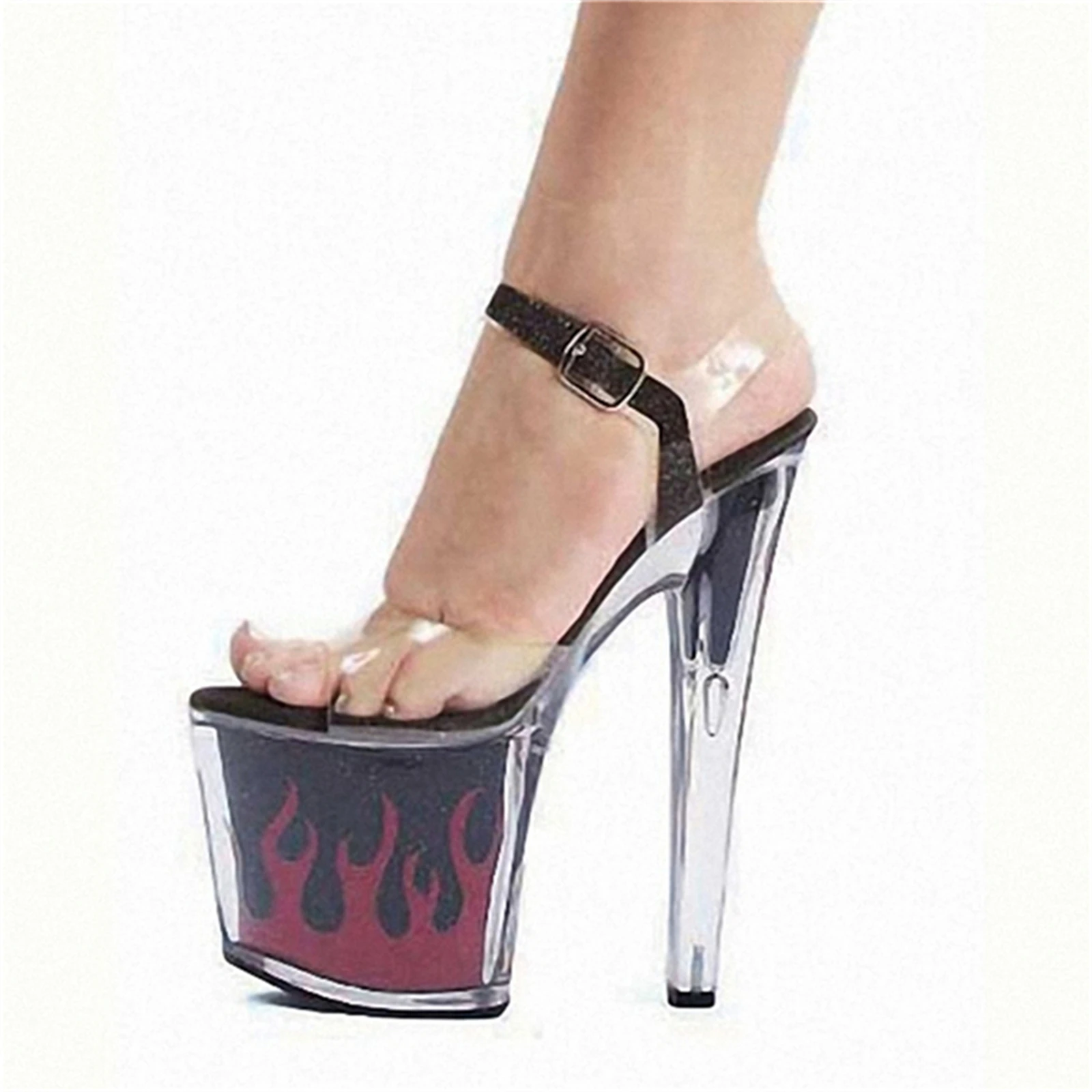 كعب قتالي على شكل عمود 20 سم - أشرطة ضربات وقبضة نعل الدم | المهنية الغريبة المرحلة المسيطر #3