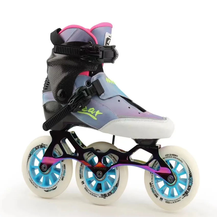 

Inline Speed Skates, Professional Carbon Fiber Roller Skates for Adult, High Performance Racing Design with Smooth Gliding