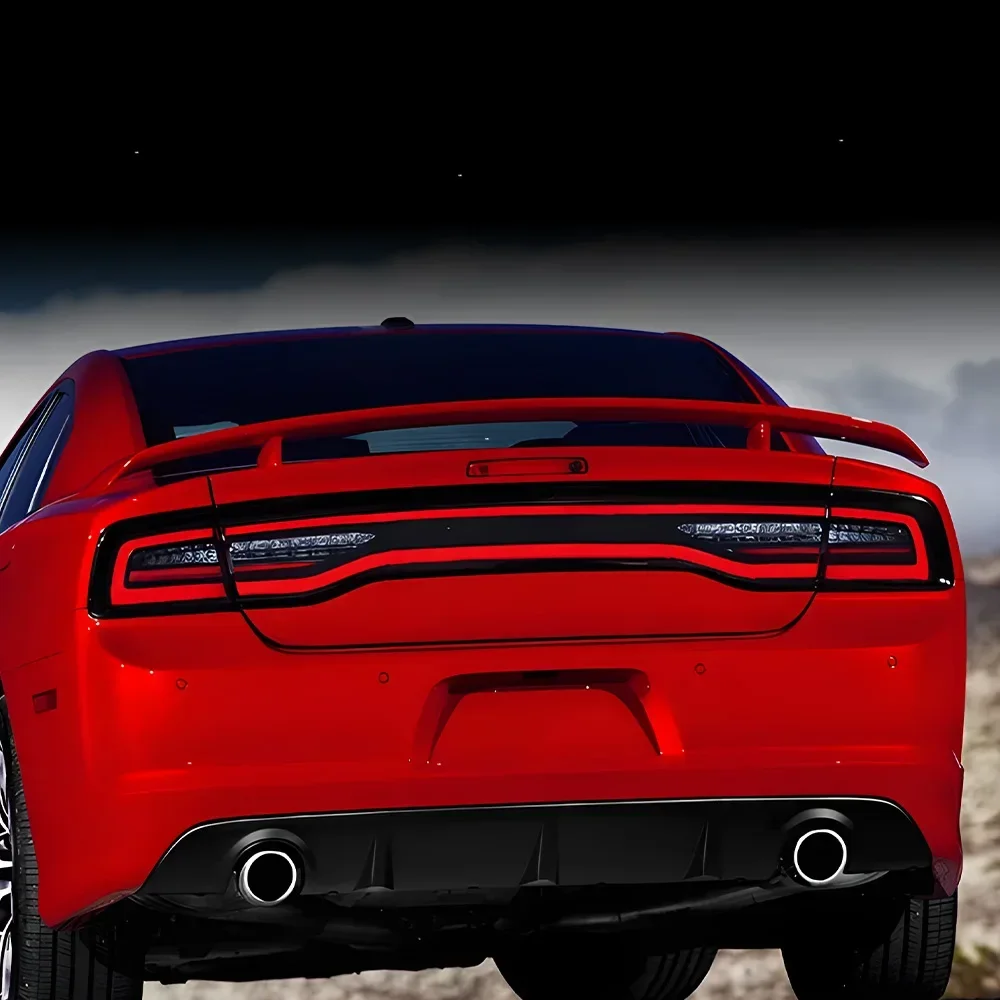 Car Taillights Assembly For Dodge Charger 2011-2014 LED Auto Back Lamps Upgrade Dynamic Flashing Signal Light Tools Accessories