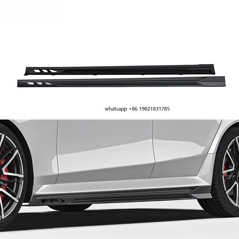 Paktechz Prepreg Dry Carbon Fiber Body Kit Side Skirt for  M5 Sedan G90/Touring G99 2024-2026