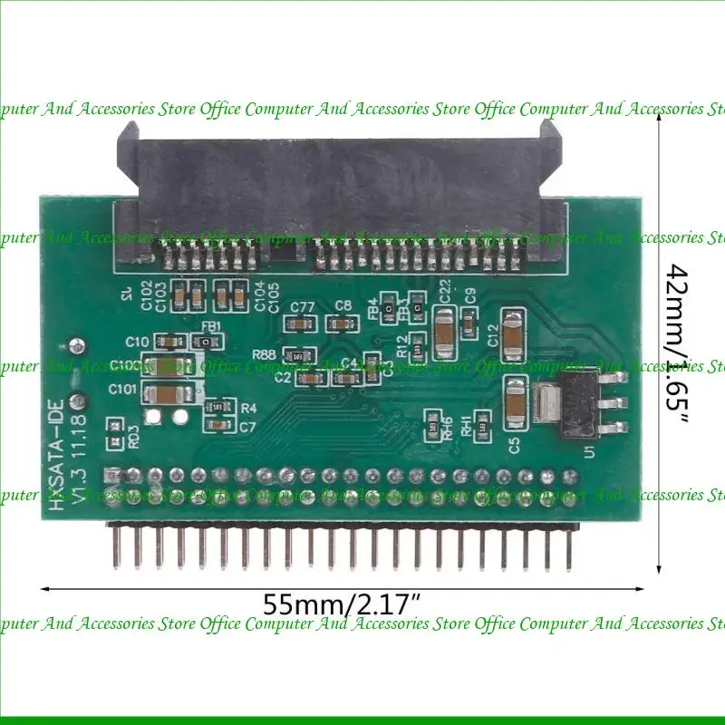 U55C a 2,5 polegadas IDE masculino 40 pinos Conversor serial PC Card