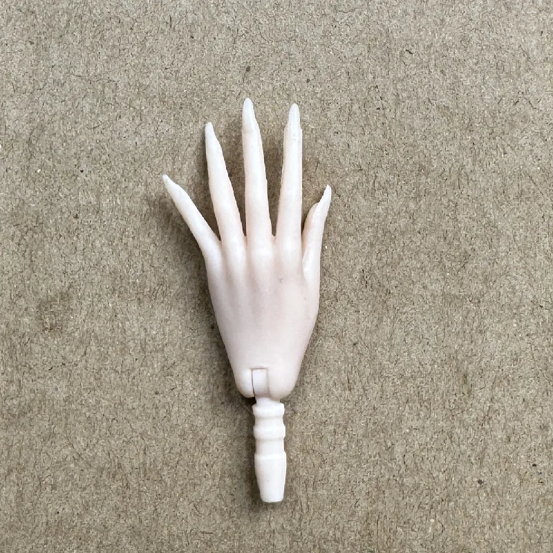 1pcs MENGF Body Replacement Hands With Long Nails Different Gestures Universal For 1/6 FR/IT Doll Super Model DIY Manicure
