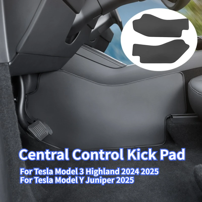 

Кожаная противоударная накладка для боковой защиты для Tesla Model 3 Y, антигрязная накладка с центральным управлением, защитный чехол, аксессуары для салона автомобиля