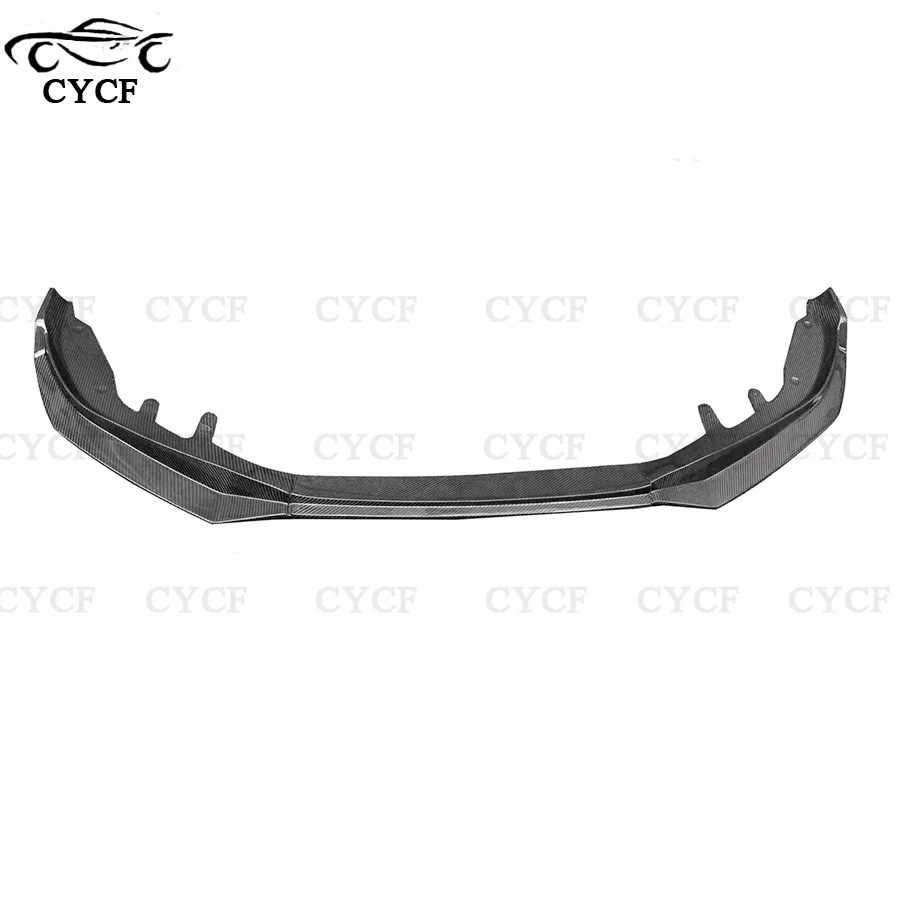 For BMW 4 Series G22 G23 Carbon Fiber Front lip Car Front Bumper Diverter Spoiler Diffuser Front lip chin Body Kit