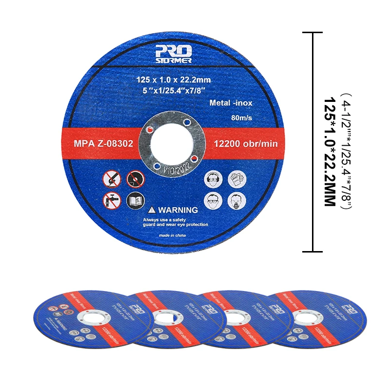 1mm/3mm Grinding Wheel 115mm/125MM 5PCS Suitable For Electric Angle Grinder/Angle Grinder Protective Cover PROSTORMER