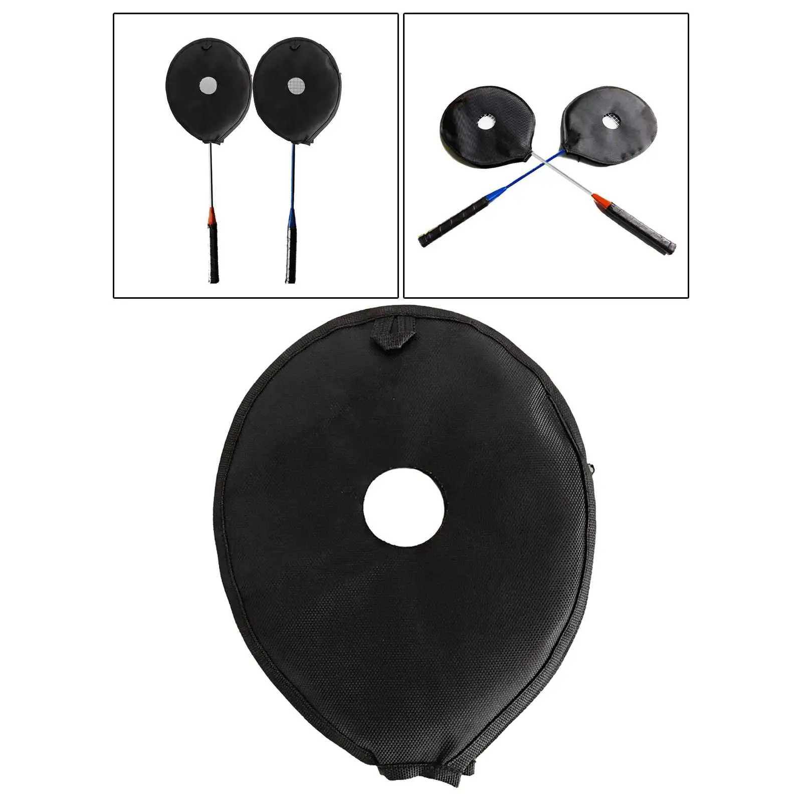 غطاء رأس مضرب كرة الريشة، غطاء مقاومة كرة الريشة الرياضية للحديقة