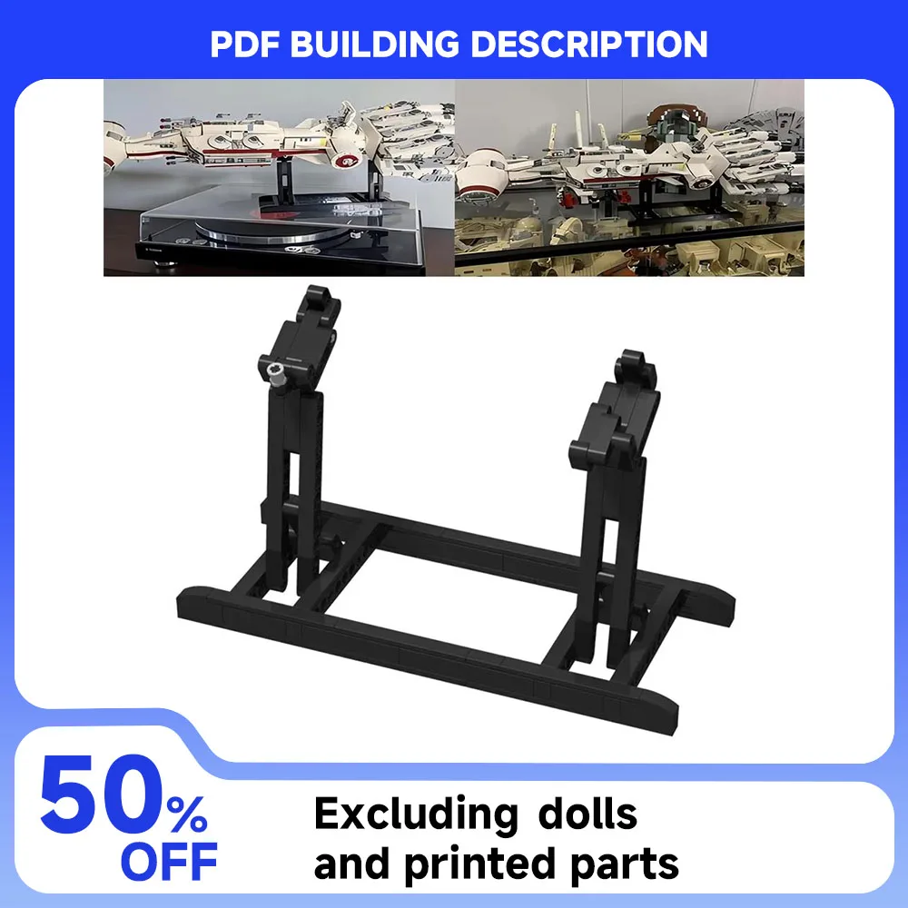 

110PCS star Movie Tantive IV Space Warships Display Stand model creative ideas Compatible Bracket childToy gift blocks MOC-75244