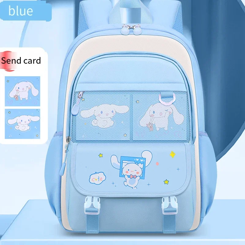 

Portable New Child Backpack Student School Bag Anime Girl Cartoon Backpack Light Child Study Supplies Large Capacity