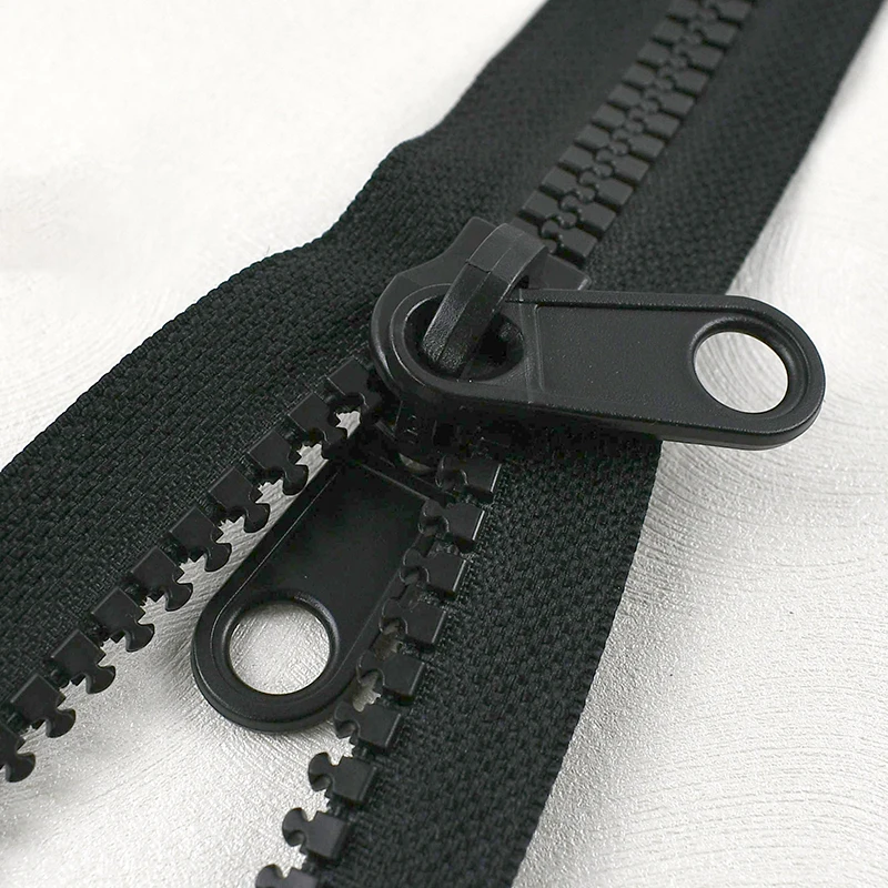 

60-300cm Double-sided Resin Zipper 5#8#10# Backpack Garment Closure Zippers Luggage Replace Zips Repair Kits Sewing Accessories