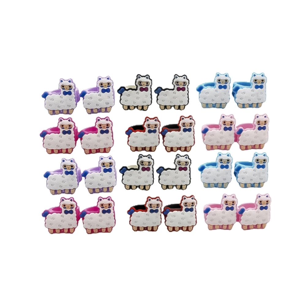 

25pcs Alpaca Design Rings PVC Finger Rings Adorable Decorative Jewelry Birthday Party Favors Gifts (Assorted and Color)