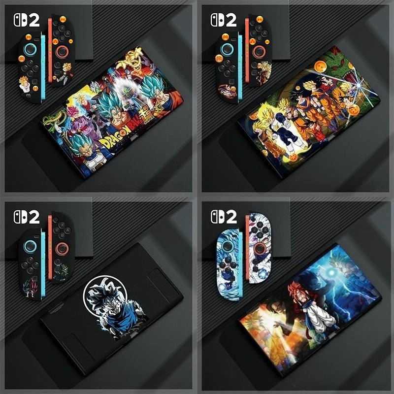 

Dragon Ball Goku Case for Switch 2 Cover Protector Shell Anti-Scratch Shock-Absorption Ergonomic Grip Design for Nintendo NS2