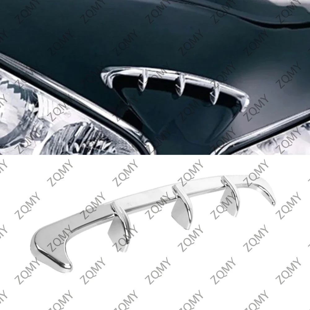 1pcs Chrome ABS Motorcycle Fairing Scoop Cover Trim For Honda Goldwing GL1800 2001-2011 Decoration Accessories