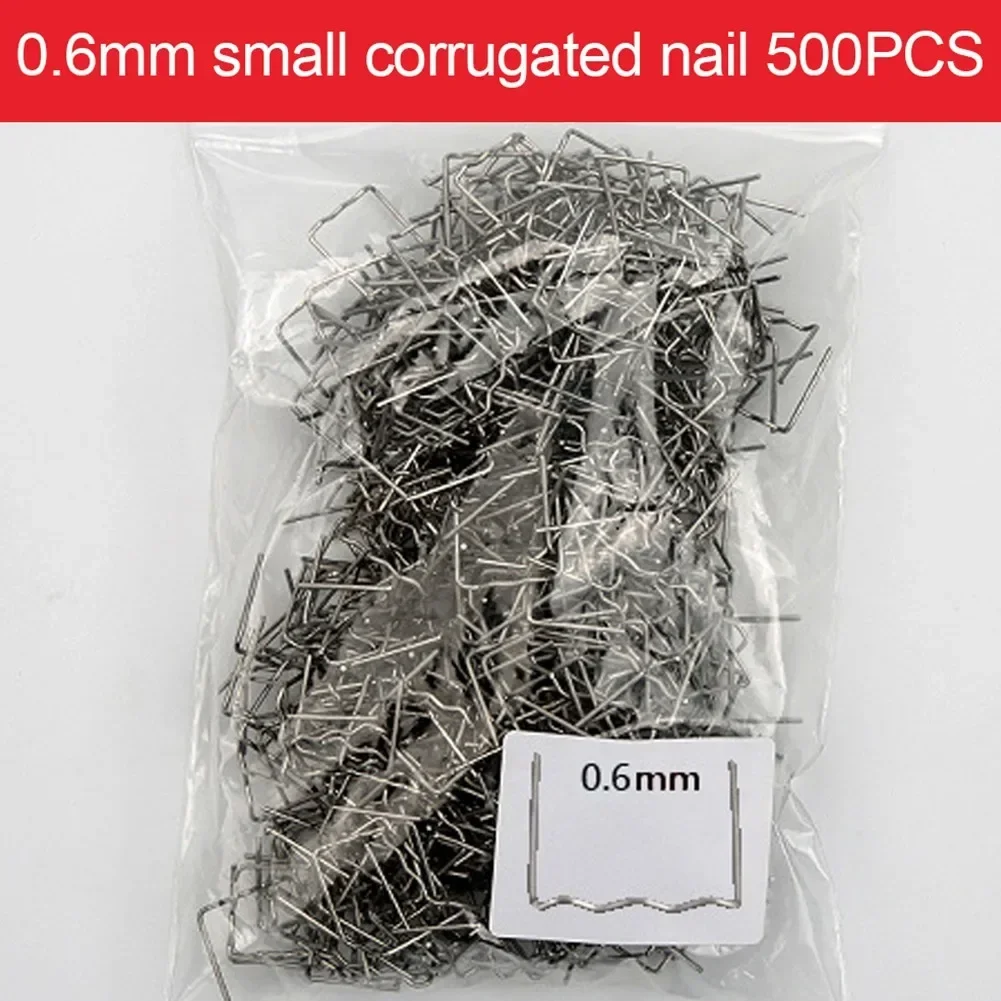 Home Hot Staples Power Tools Soldering Tools Stainless Steel Staples Workshop Tools 0.6/0.8mm 500PCS Hot Stapler Part