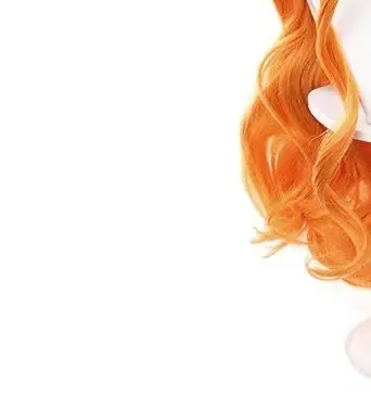

Парик Нами из One Piece, 75 см, женский, кудрявый, оранжевый, для взрослых, для косплея Нами, аниме-косплей, термостойкий, из синтетических волос, на Хэллоуин