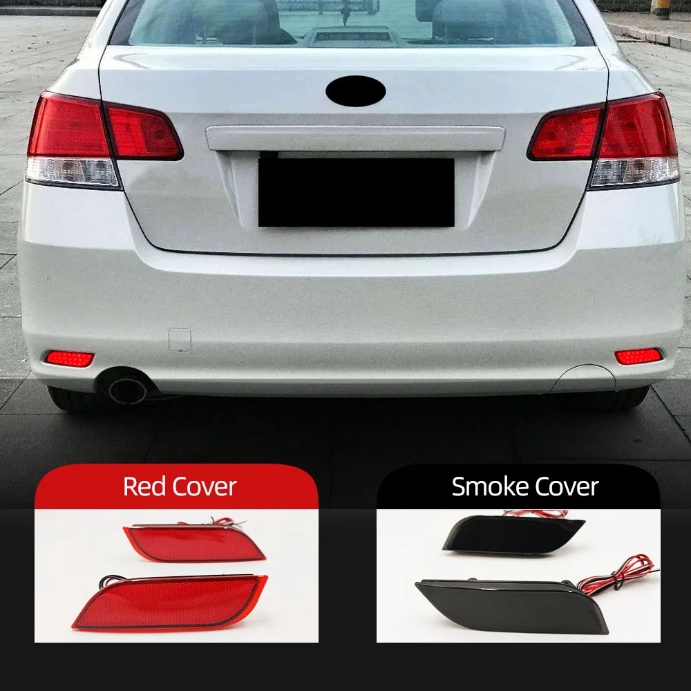 Nice 1 Pair Backup Tail Light Rear Bumper Lamp LED Reflector Stop Brake Warning Fog For Subaru Impreza XV WRX LEVORG Crossove