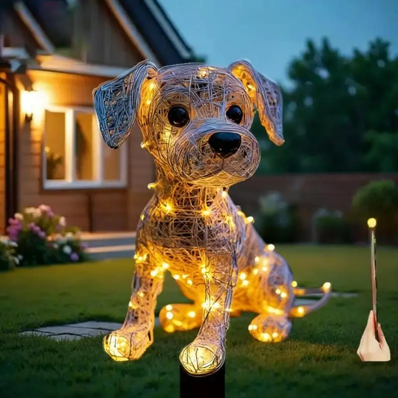 【YA】2D Flat Neon Color Cat Garden Stake Contemporary Animal Yard Decor for Outdoor Lawn Flowerbed Creative Accent