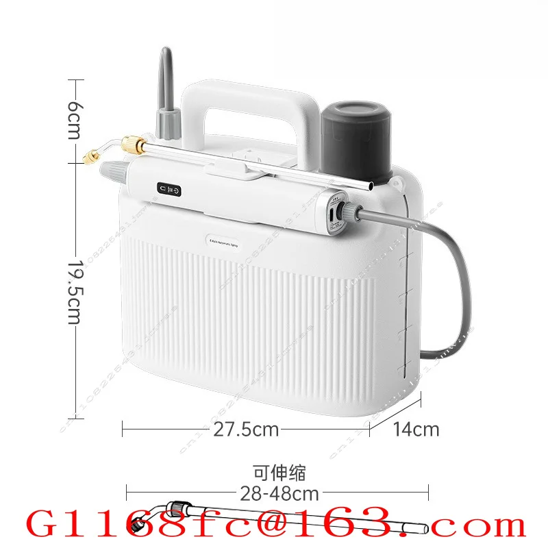 Shoulder strap electric spray, lithium battery special garden rechargeable watering can