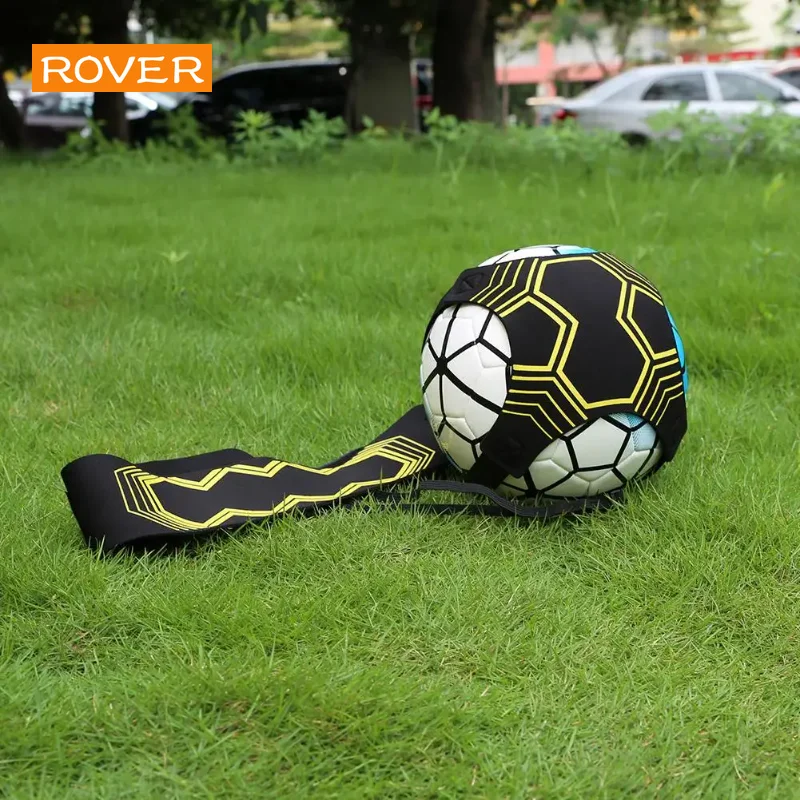 Soccer Training Elastic Belt Football Kick Trainer Adjustable Solo Soccer Ball Juggle Bag Auxiliary Football Training Equipment