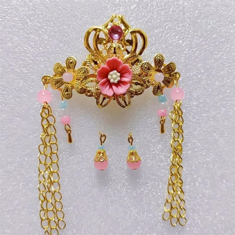 2025 Creative 30cm Ancient Costume Doll Headdress Chinese Ancient Original Hairpin Accessories Doll Headpiece Accessories LI075