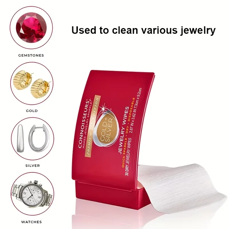 1Pc Diamond & Metal Magic Polishing Cloth for Jewelry, Watches, Restores Sparkle on Gold Silver Platinum, Easy Clean Cloth