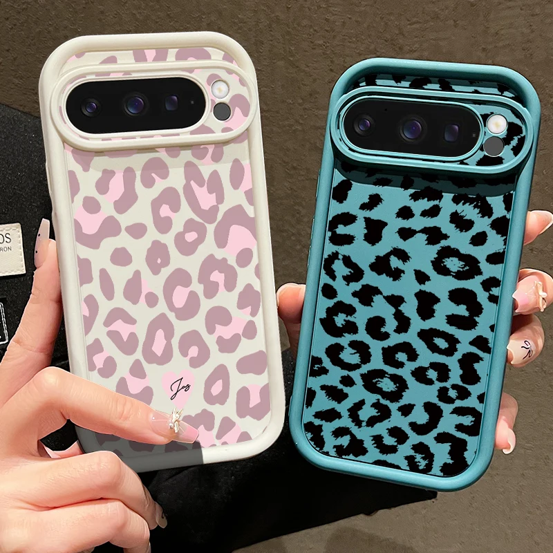 Weiche TPU-Handyhülle mit Leopardenmuster für Google Pixel 10 8 Pro 9A 8A 10 9 Pro XL 7A, stoßfeste Silikonhülle für Pixel 9 8 7 Pro – Detail 3