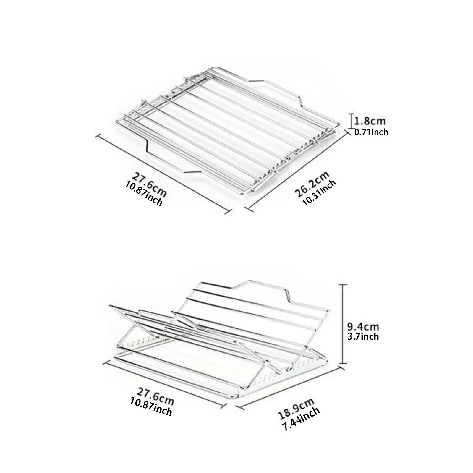 Grill Rack Roasting Rack Lightweight High Temperature Resistant Large Grilling