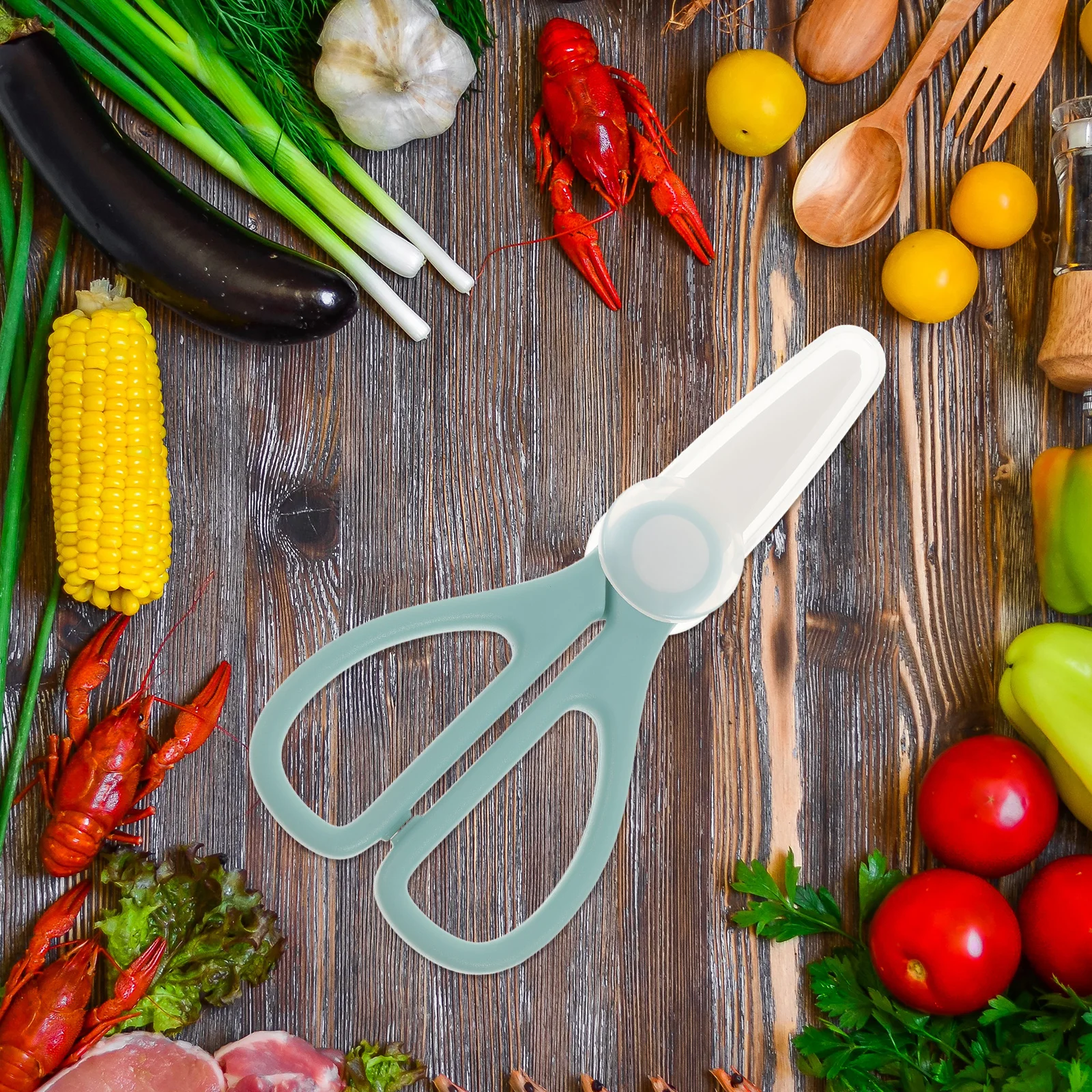 

Multifunctional Kitchen Food Scissor Ceramic Scissors Gardening Shears Kitchen Tool Cutting Aid Kitchen Dining Bar