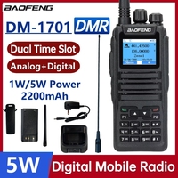Baofeng DMR DM 1701 Digital Walkie Talkie Dual Mode Analog Two Way Radio Open GD77 Dual Time Slot Tier 1+2 Ham Radio DR 1801