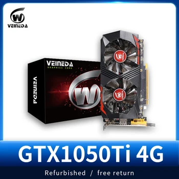 VEINEDA Video card 1050 Ti 4GB GDDR5 128 bit graphics card PC gaming non-GPU RX 580 570