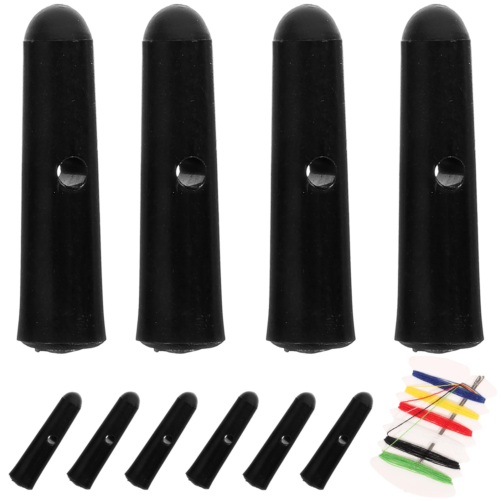 

10 Pcs Covers Umbrella Bead Accessories Beads Replacement Bone Folding Umbrellas Parts