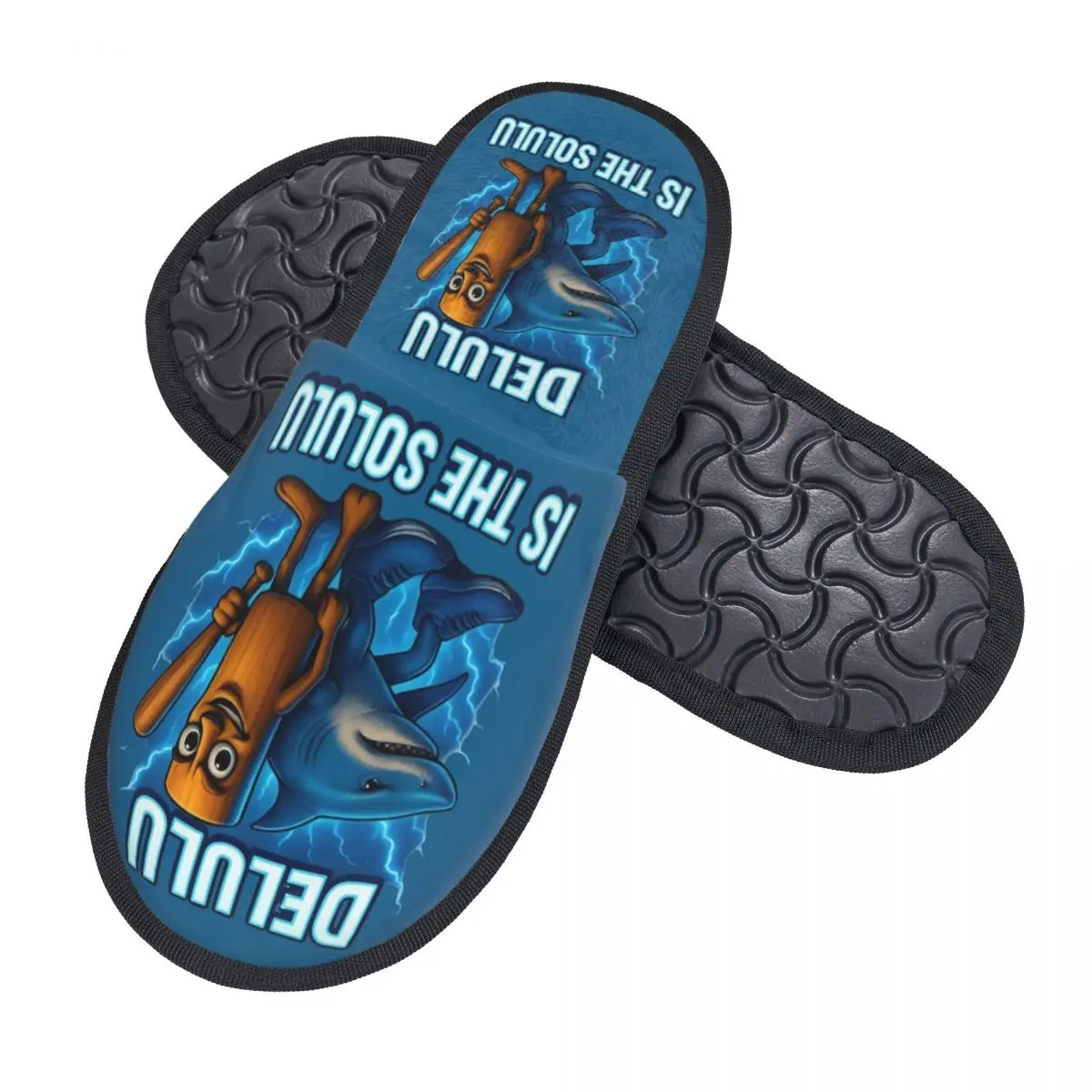 Custom Italian Brainrot Soft Scuff With Memory Foam Slippers Women Animals Cartoon Spa House Shoes