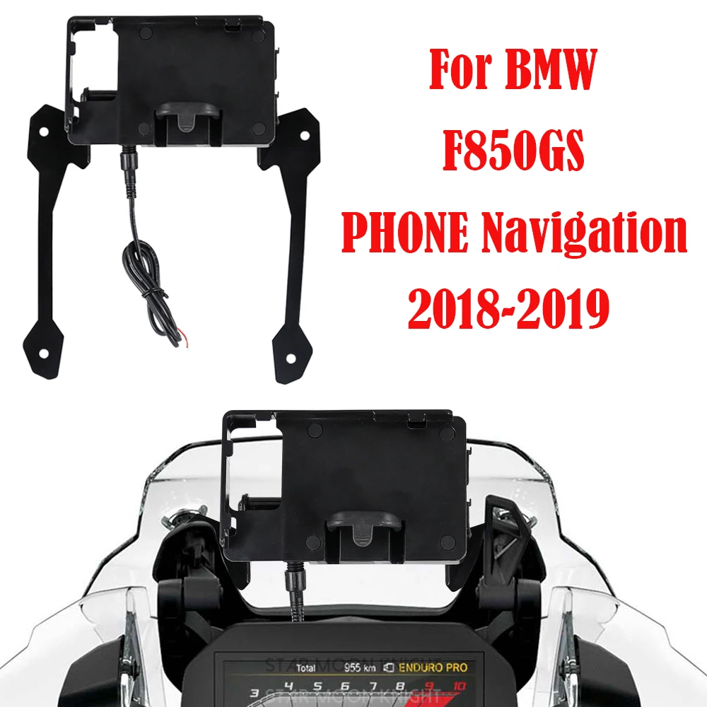 

For BMW F850GS Adventure F850 GS Motorcycle Accessories ADV 2018 2019 GPS/SMART PHONE Navigation GPS Plate Bracket Adapt Holder